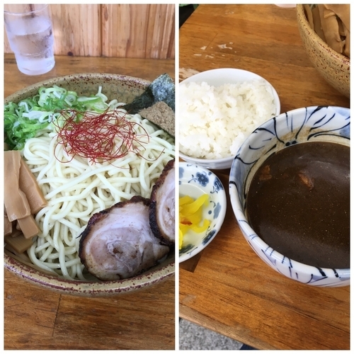 「ブラックつけ麺」@中華そば かっちゃんの写真