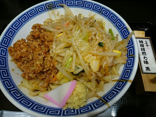 「冷やし汁なし坦タンメン」@東京タンメン トナリ 東京ラーメンストリート店の写真