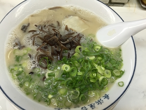 「ラーメン¥490」@長浜屋台 一心亭 本店の写真