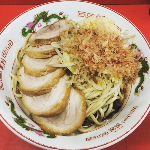 「黒まぜそば+チャーシュー+にんにく増し増し」@赤ひげラーメンの写真