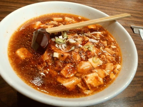 「マーボーラーメン(並盛)780円」@上海華龍 ヤマダ電機LABI1高崎店の写真