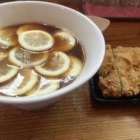 レモンらーめん＋鶏天