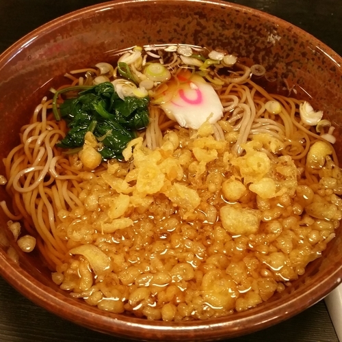 「冷やしたぬきそば(６７０円)」@三松会館の写真