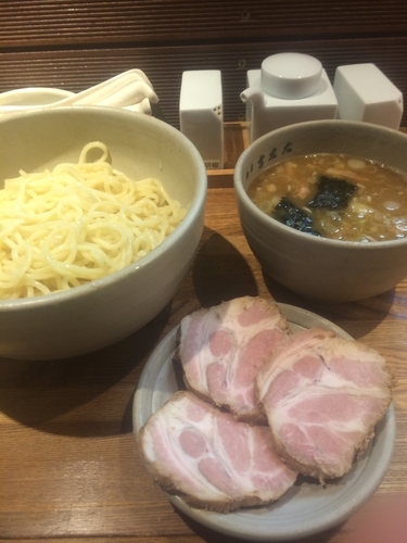 「味玉つけ麺、チャーシュー」@麺屋吉左右の写真
