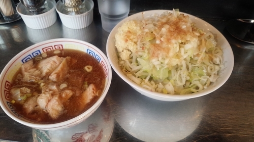 「つけ麺800円＋豚70円」@らーめん虎丸 川口店の写真
