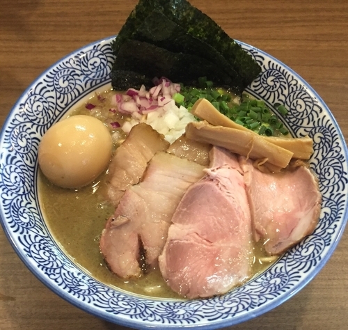 「特製極濃煮干そば」@煮干しつけ麺 宮元の写真