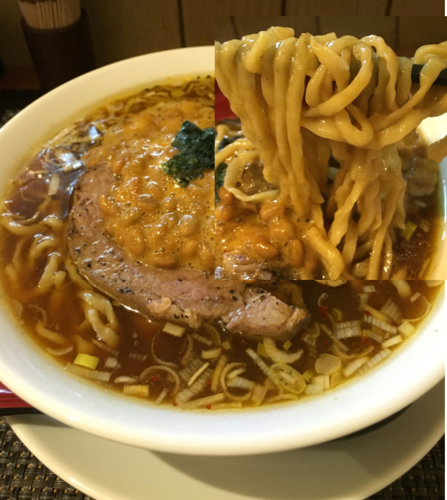 「7/23 (土) 限定  納豆らぁ麺 700円」@麺庵ちとせの写真