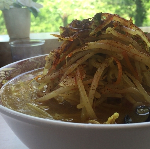 「スープカレータンメン」@あぢとみ食堂の写真