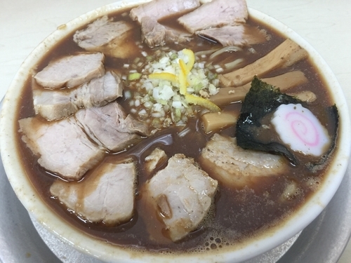 「中華そば肉増し大盛」@中華そば ふくもりの写真