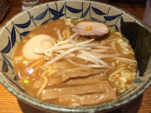 「味玉中華そば並」@らーめん・つけ麺 我家の写真