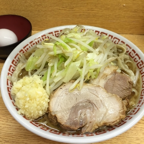 「小 ニンニク 野菜少なめ」@ラーメン二郎 環七新新代田店の写真