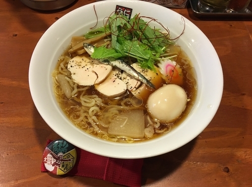 「味玉冷やし煮干しらーめん」@煮干しらーめん 四代目 玉五郎 鶴橋店の写真