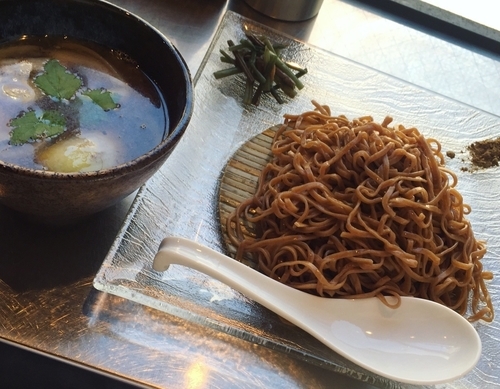 「鴨つけそば」@日の丸さんじの写真