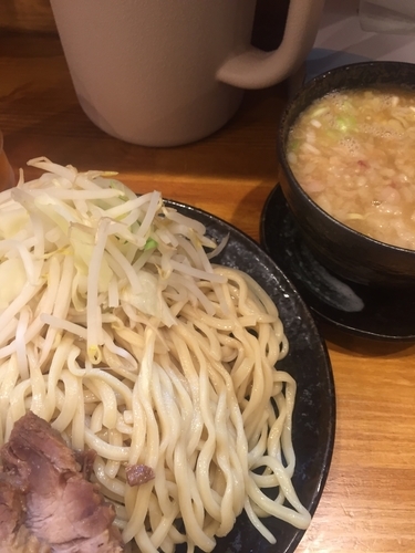 「つけ麺、ヤサイ、アブラ」@ラーメン盛太郎の写真