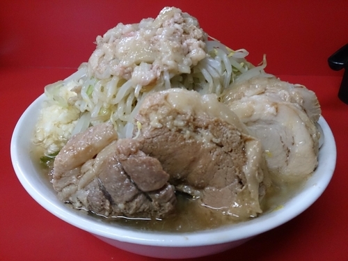 「小ラーメン豚入り」@ラーメン二郎 茨城守谷店の写真