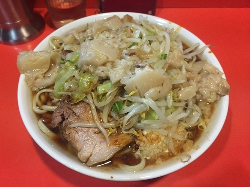 「小ラーメン(ニンニク、アブラ、カラメ) 700円」@ラーメン二郎 仙川店の写真