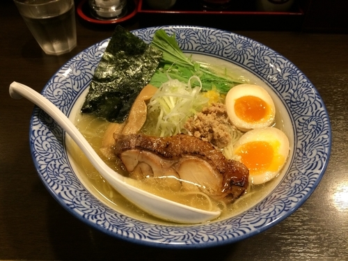 「味玉あっさり鶏そば」@征麺家 かぐら屋の写真