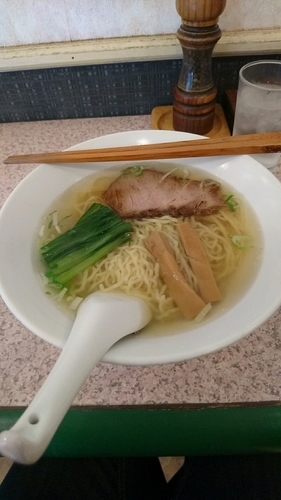 「支那そばと半カレー」@武田流 古式カレーライス 支那そば インディアン 蒲田西口店の写真