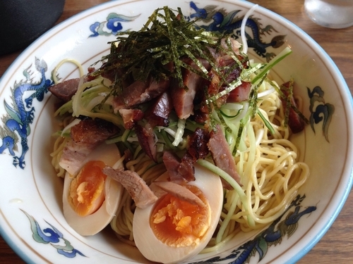 「「限定」冷やし中華」@松波ラーメン店の写真