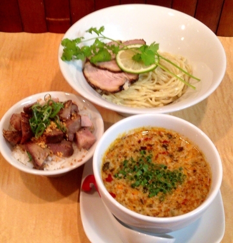 「味玉太陽のつけそば　1000円」@Japanese Soba Noodles 蔦の写真