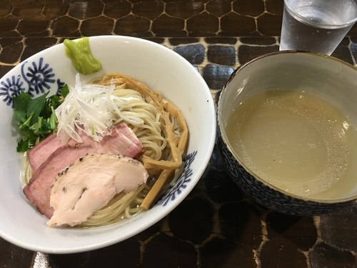 「【限定】 淡麗蛤つけそば（塩）」@特級鶏蕎麦 龍介の写真