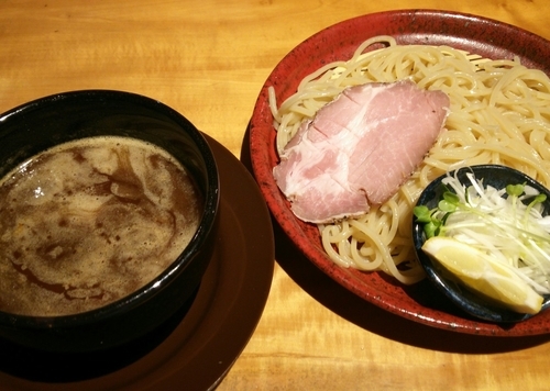 「つけそば（えび油）　780円」@國分ラーメン食堂の写真