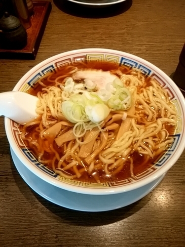 「中華そば（大盛100円）」@丸中華そばの写真