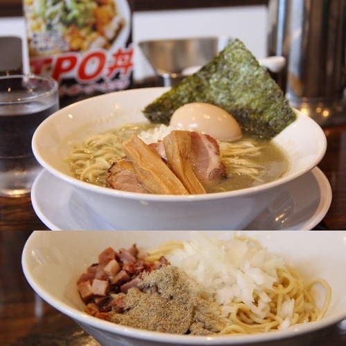 「純煮干しそば＋和え玉」@活龍煮干そば専門店 にぼしのなみの写真