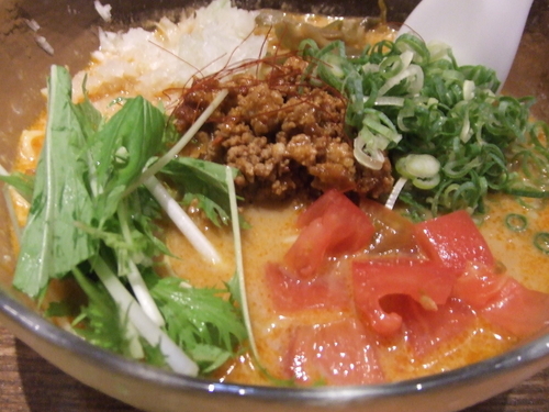 「【限定】冷し豆乳担々麺　９５０円」@中華そば うめやの写真