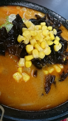 「辛味噌ラーメン700円」@フードコート山美湖の写真