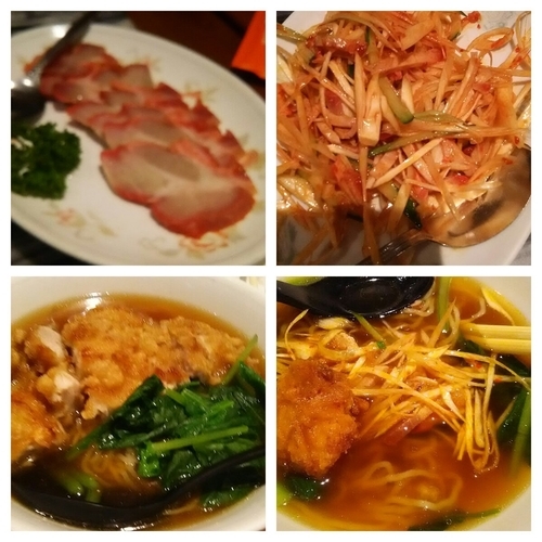 「油淋鶏ラーメンなど」@酔香園 新館の写真