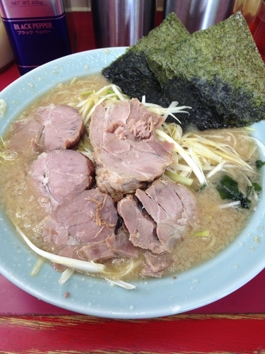 「ネギチャーシュー麺」@ラーメンショップ 牛久結束店の写真