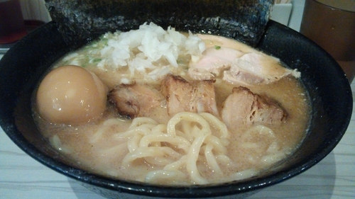 「魚介豚骨太特製らーめん 大盛」@麺バカ息子の写真