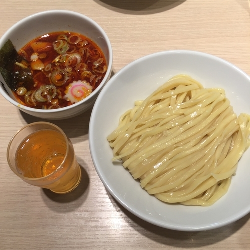 「辛つけ麺ライト（M）」@TOKYO UNDER GROUND RAMEN 頑者の写真