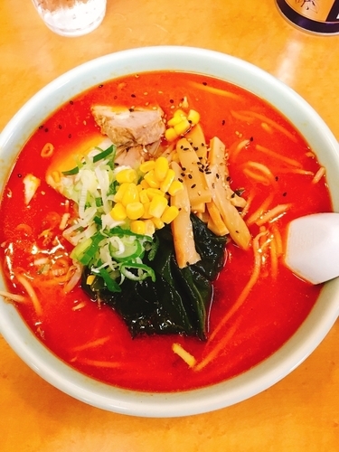 「雷ラーメン大辛」@万来の写真