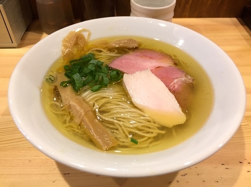 「塩そば」@自家製麺 竜葵の写真