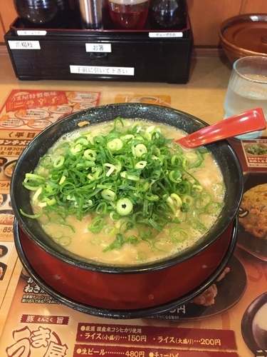 「特製ラーメン ネギ盛り」@うま屋ラーメン 安城店の写真