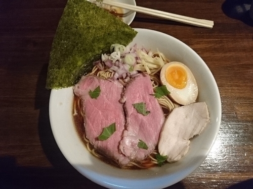 「黒鯖」@煮干専門 中華そば 平八の写真