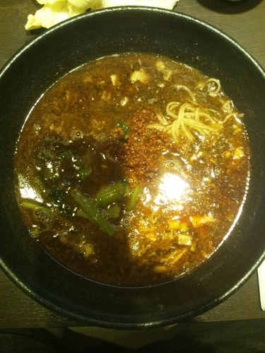 「黒ゴマ汁有り担担麺」@想吃担担面 名駅エスカ店の写真