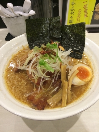 「極 横綱らーめん味噌 大盛り 1100＋100」@東京とんこつ ましこ亭 本店の写真