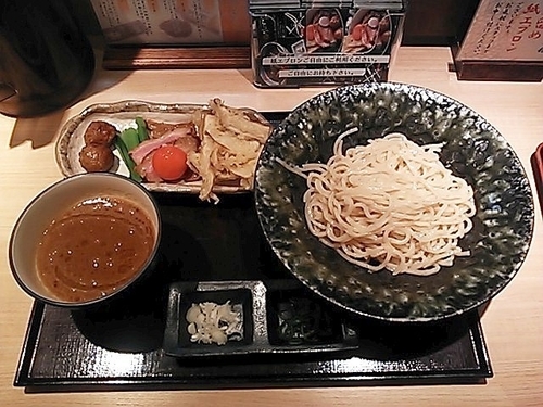 「鰹重ね鴨つけそば極み」@銀座 鴨そば 九代目 けいすけの写真