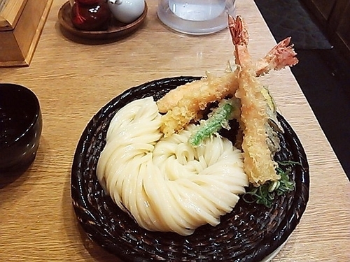 「天ざる（大盛り）」@うどん 慎の写真