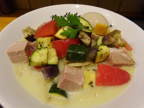 「冷たい豆と魚の麺　　1000円」@麺庵ちとせの写真