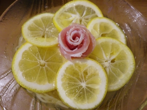 「高知産夏子夏 ～清涼冷やしそば～　　880円」@鯛塩そば 灯花 本店の写真