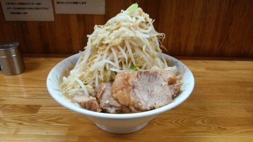 「ラーメン　大　ヤサイアブラ」@ラーメン二郎 赤羽店の写真