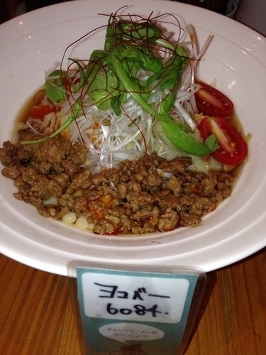 「限定  冷し坦坦麺  辛め」@ShiNaChiKu亭の写真