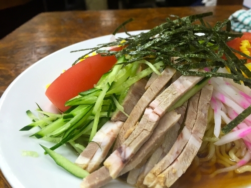 「冷やし中華・醤油」@らーめん太陽 高円寺店の写真