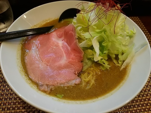 「とろみ にぼし味噌 麺」@行雲流水の写真