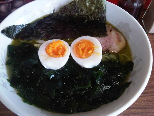 「健茶ラーメン」@楽食拉麺 菊やの写真