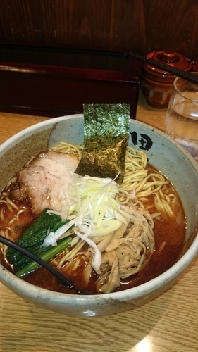 「本家田ぶしラーメン(750円)大盛り無料」@麺処 田ぶし 横浜店の写真